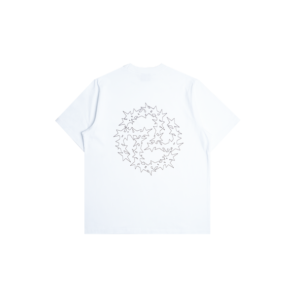 Spiky Logo Tee (White)