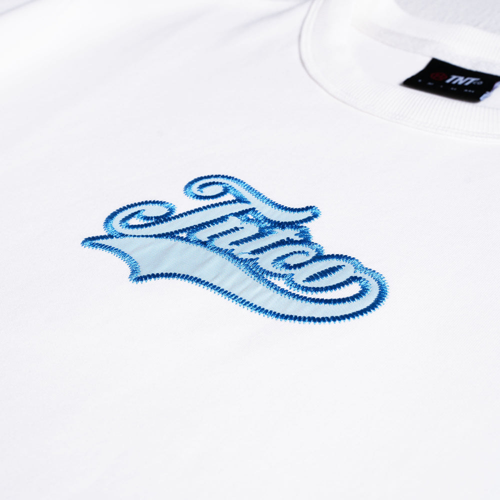 BB Logo Tee (White/Blue)