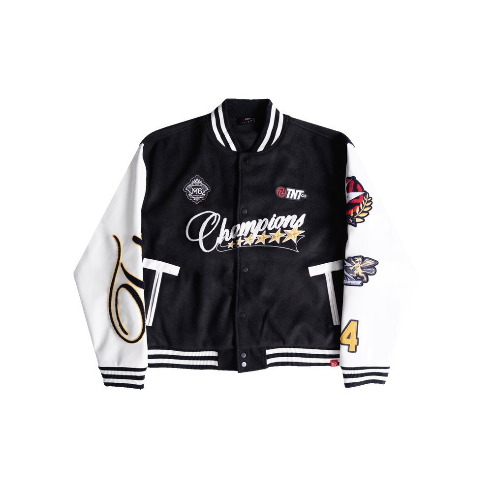 Champion varsity jacket mens best sale