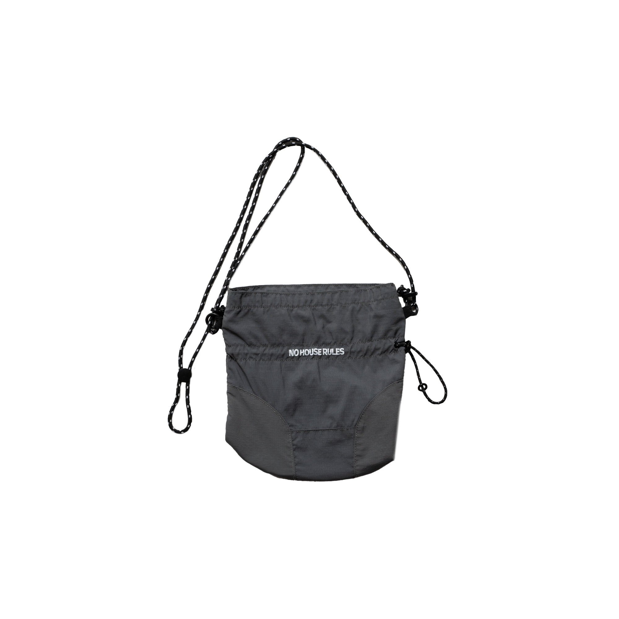 Logo Pouch Sling Bag Grey TNTCO