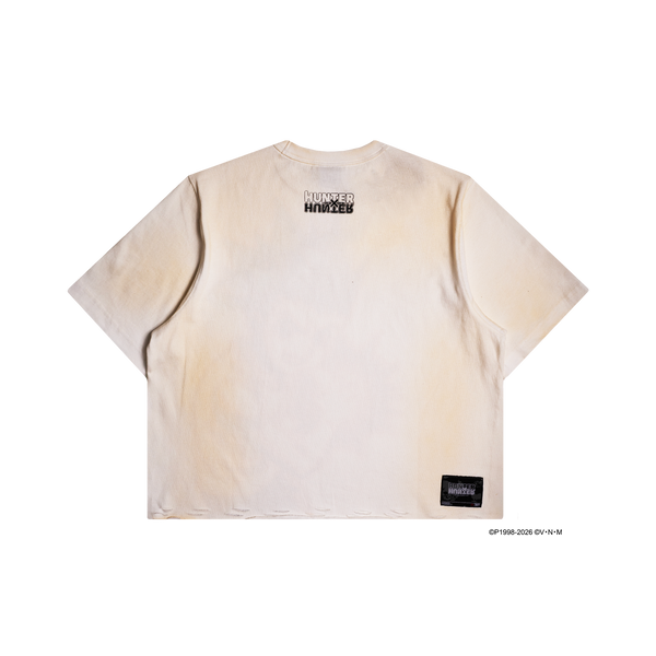 Jajaken Ripped Crop Tee (Beige)