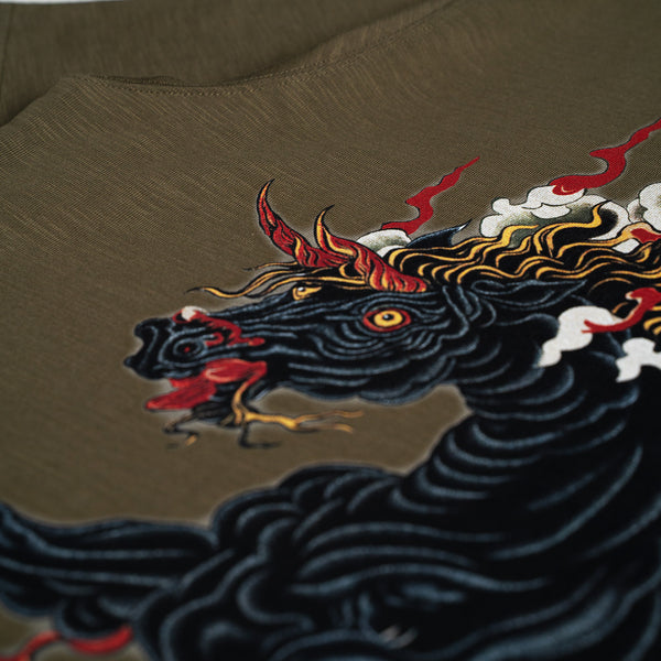 Neighing Horse Tee (Green)