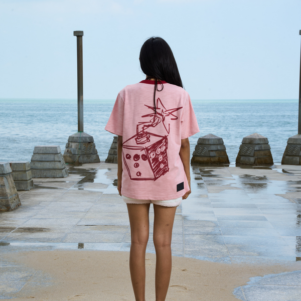 Scribble Logo Tee (Red)