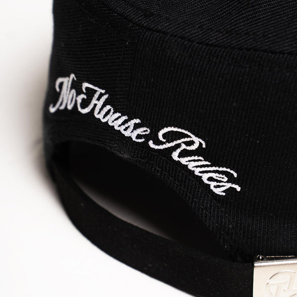 Badge Pillbox Cap (Black)