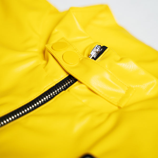 Battle Call Biker Jacket (Yellow/Black)