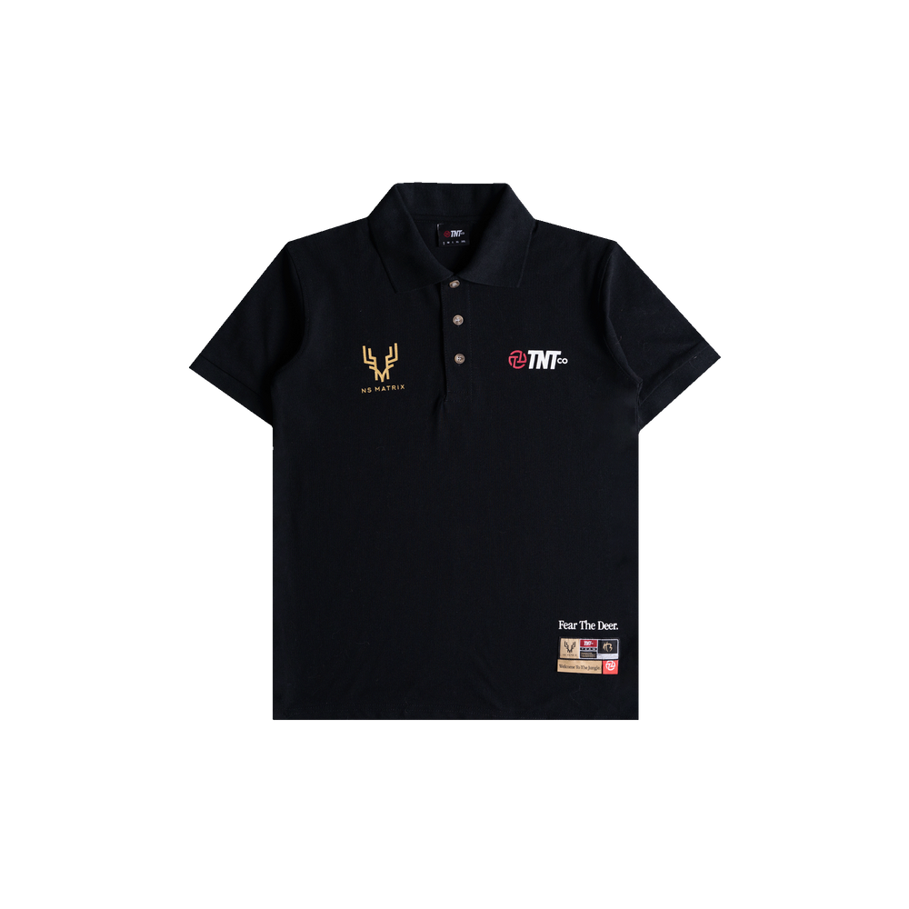 NS Matrix Polo Tee (Black)