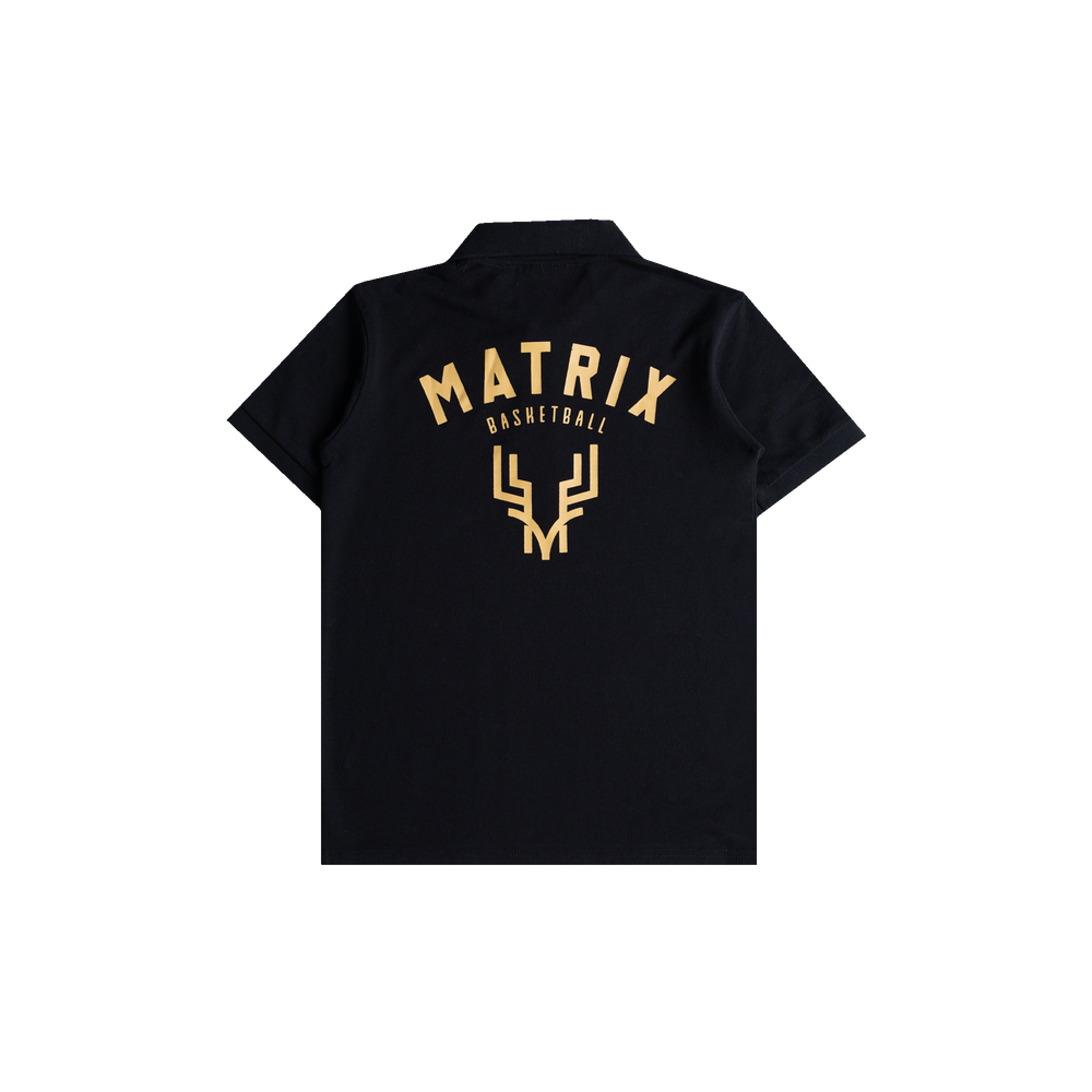 NS Matrix Polo Tee (Black)