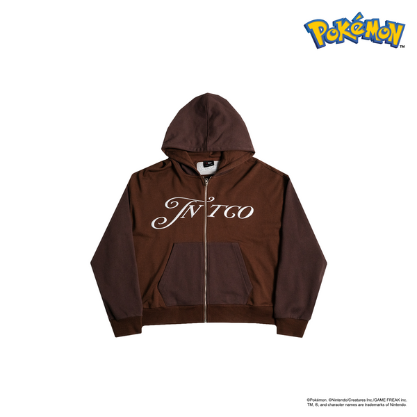 Eevee Zipped Hoodie (Brown)