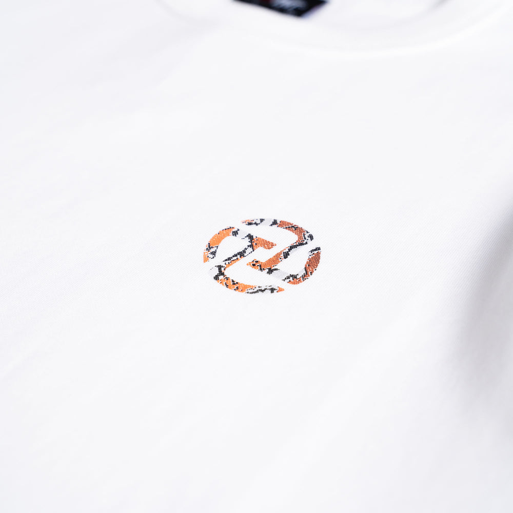 Snakeskin Logo Tee (White)