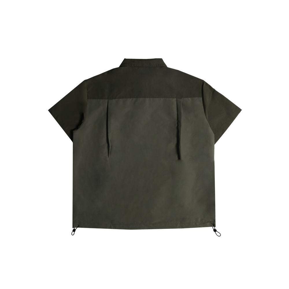 World Zipped Shirt (Dark Green)