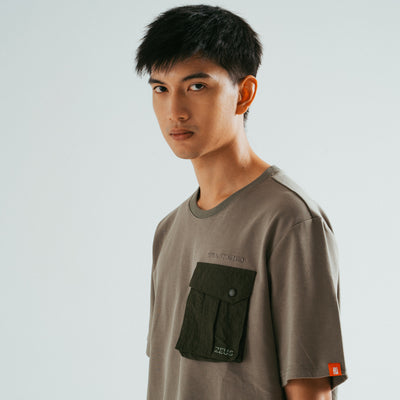 TNTCO x ZEUS Tech Pocket Tee (Green)
