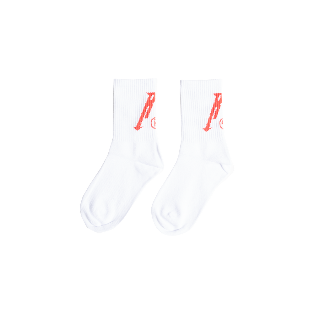 RR Logo Socks (White)