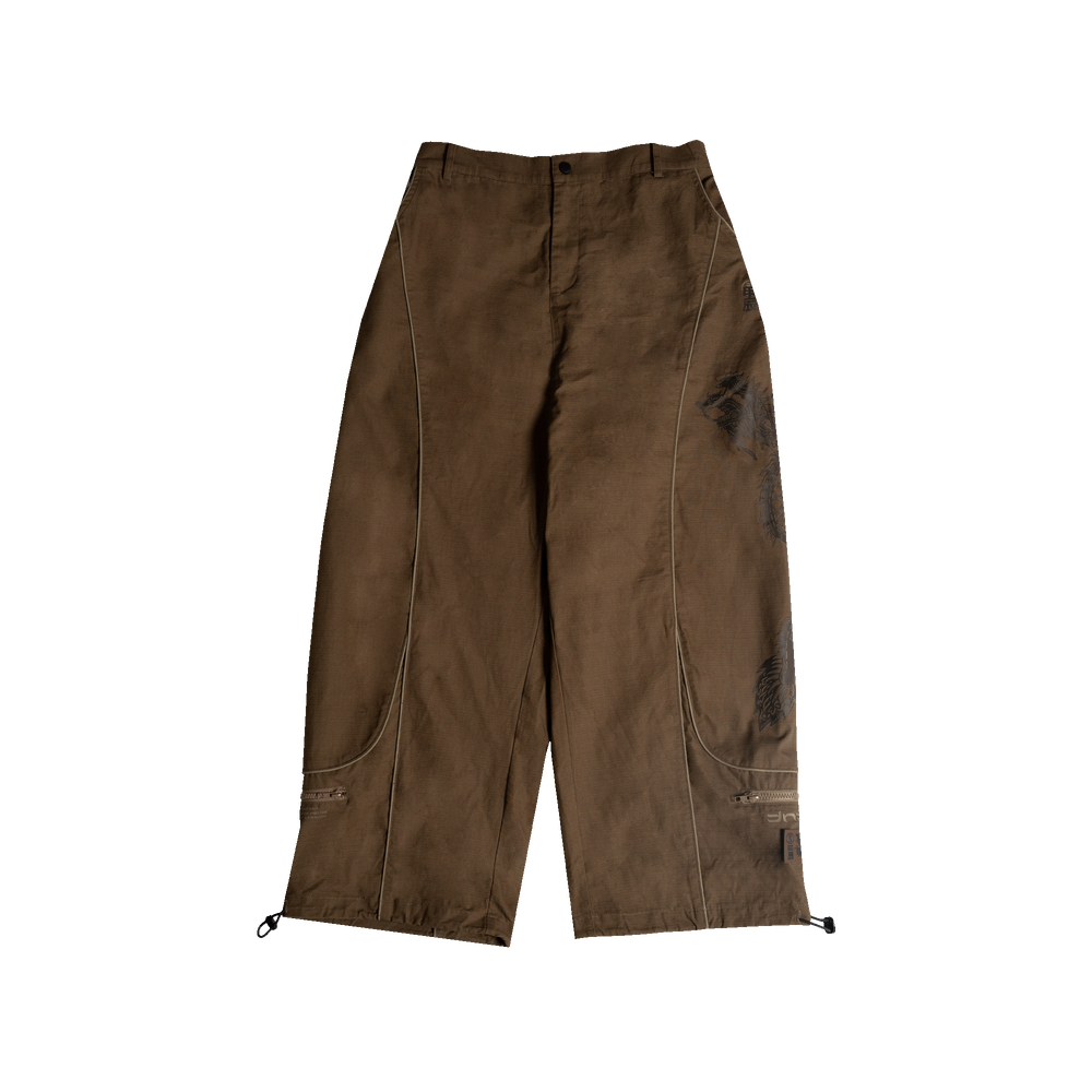 WK Dragon Pants (Brown)