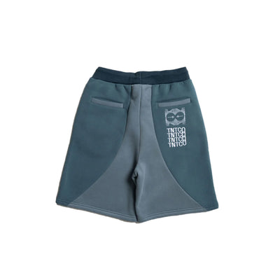 Curvy Blocked Sweatpants (Midnight Blue)