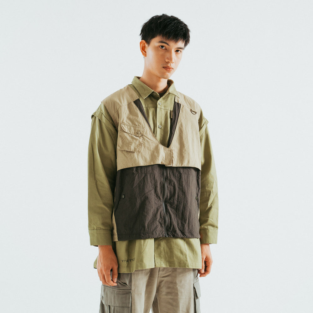 TNTCO x ZEUS Multipocket Shirt (Green)