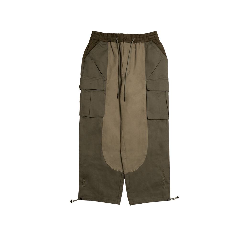 TNTCO x ZEUS Wide Pocket Pants (Green)