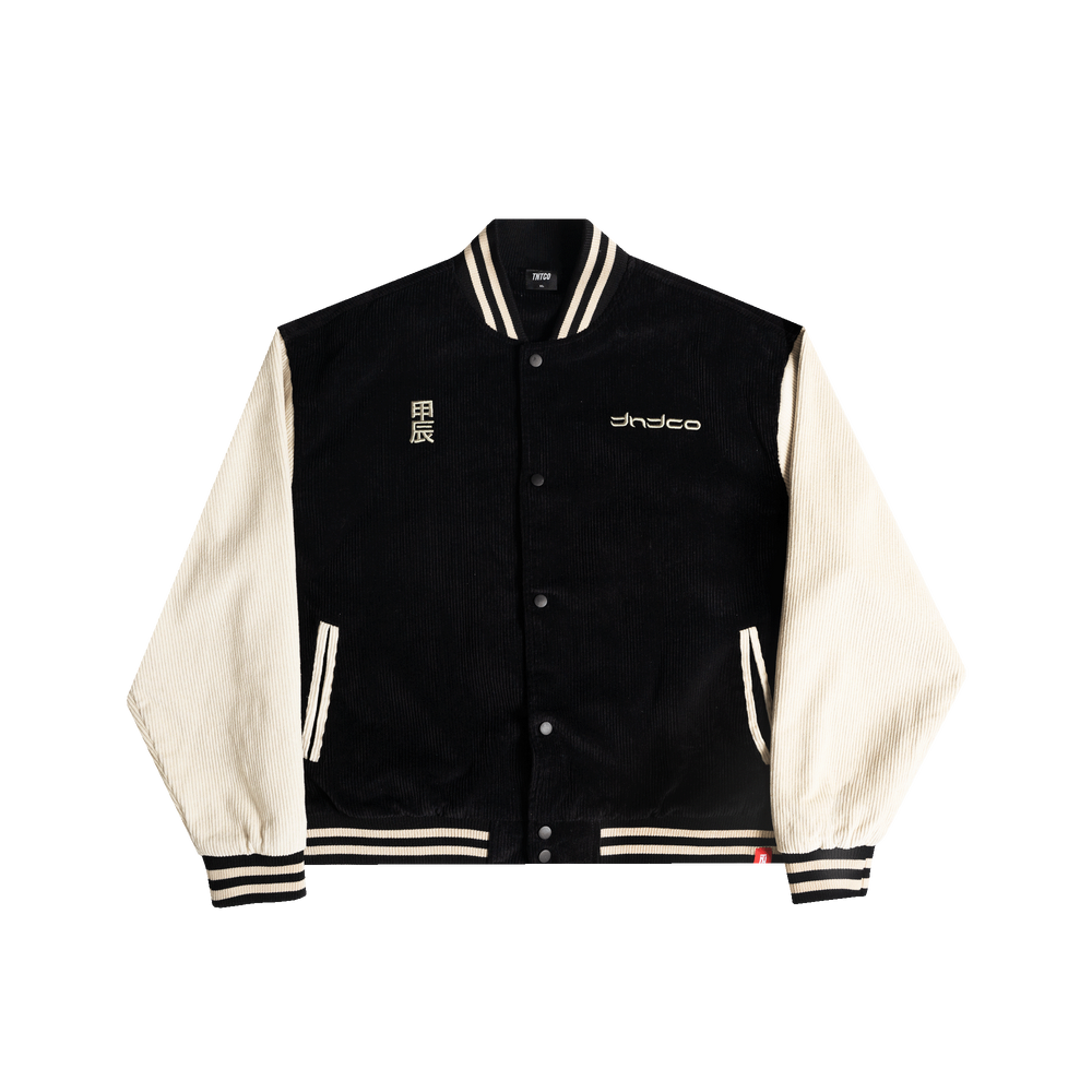 OD Varsity Jacket (Black/Beige)