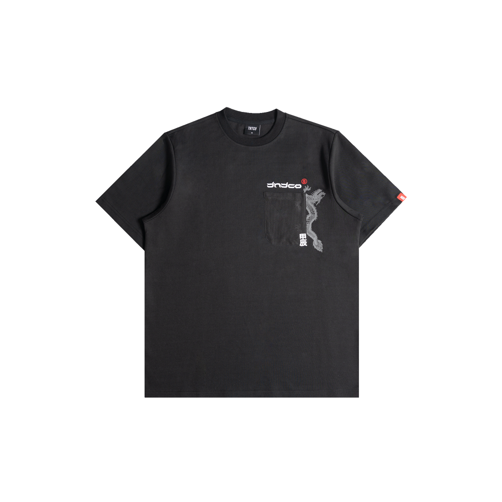 Long Pocket Tee Black TNTCO Store