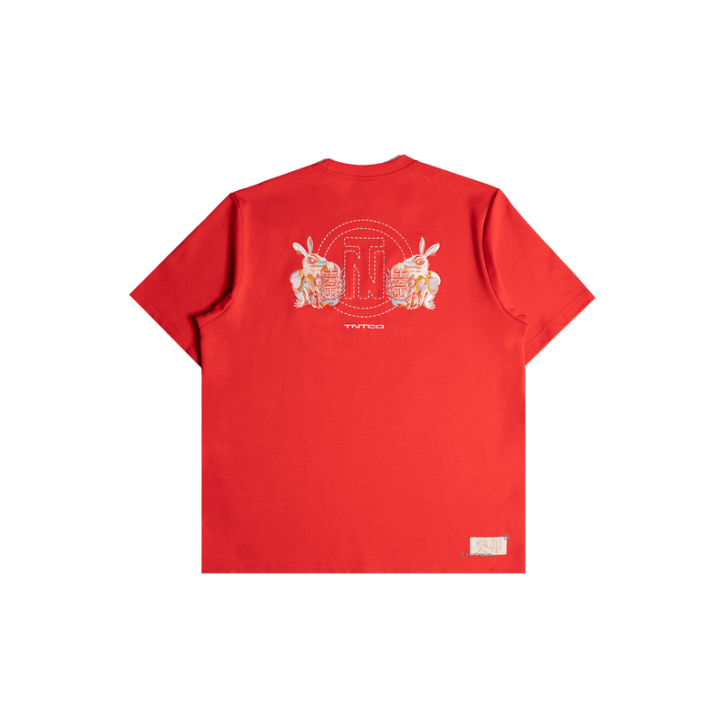 Duo Rabbit Tee (Red)