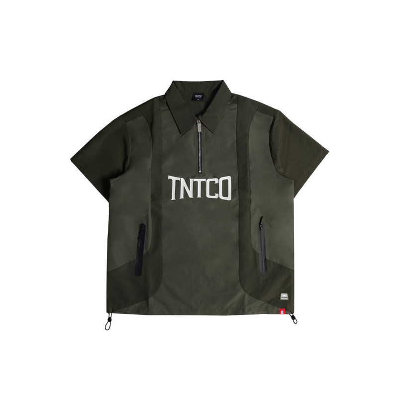 World Zipped Shirt (Dark Green)