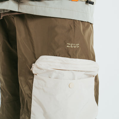 TNTCO x ZEUS Multipocket Field Shorts (Green)