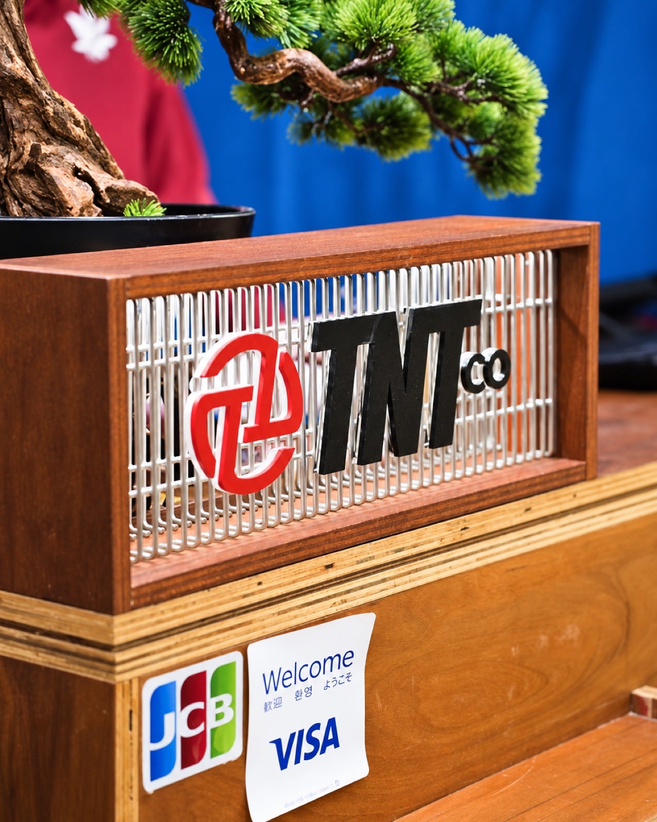 TNTCO Mid Valley counter and signage